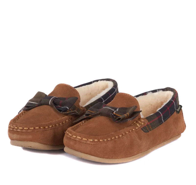 Barbour Sadie Moccasin Slipper Camel-4